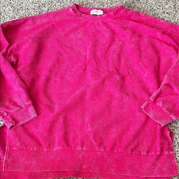Jess Lea Tops - Jess Lea oversized crew sweatshirt pink women’s large